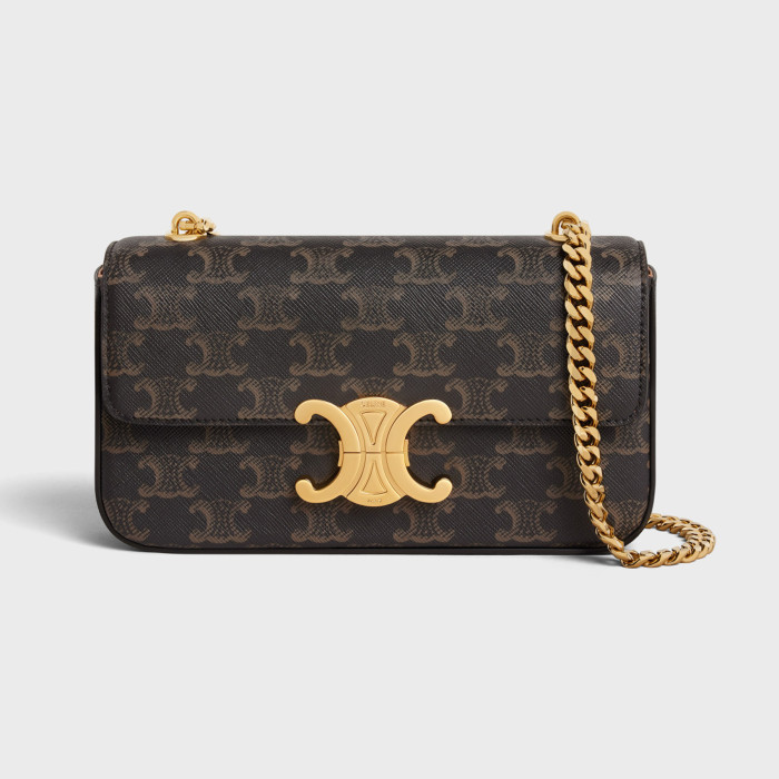 Celine Leather Chain Shoulder Underarm Bag Bags #nigo53236