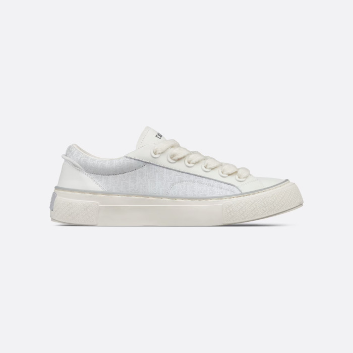 Dior Flat Bottom Printed Lace Up Canvas Casual Board Shoes #nigo21683