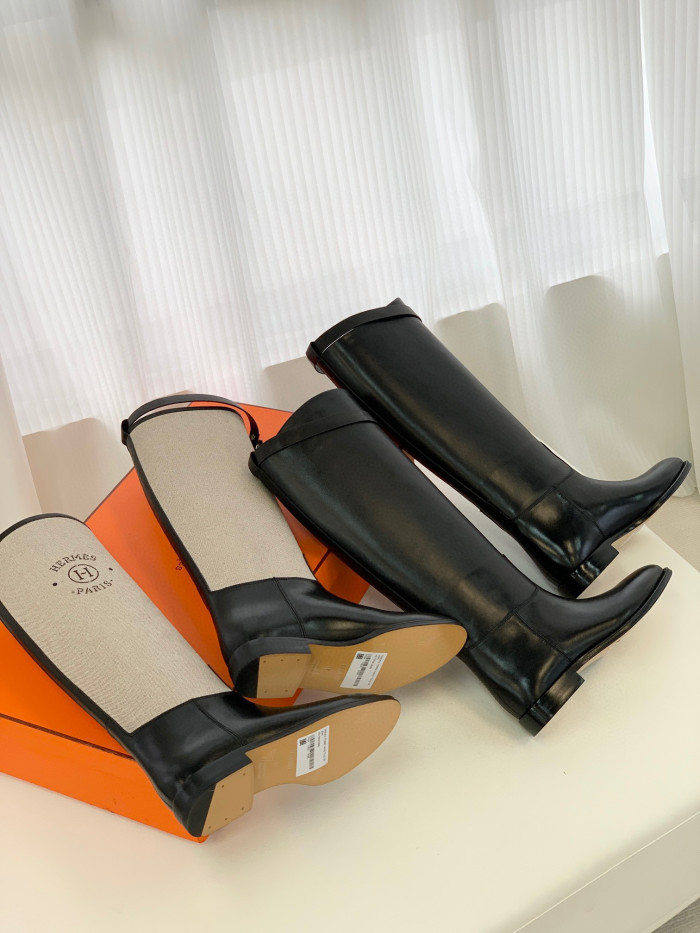 Hermes Leather High Boots #nigo21681