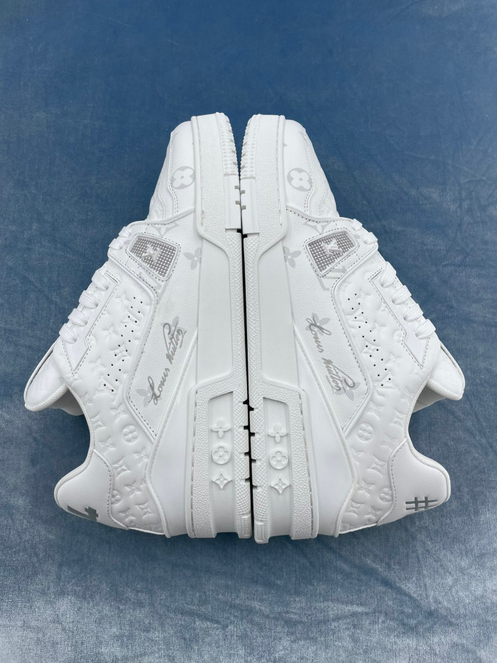 Louis Vuitton White Sports Casual Shoes And Board Shoes #nigo21671