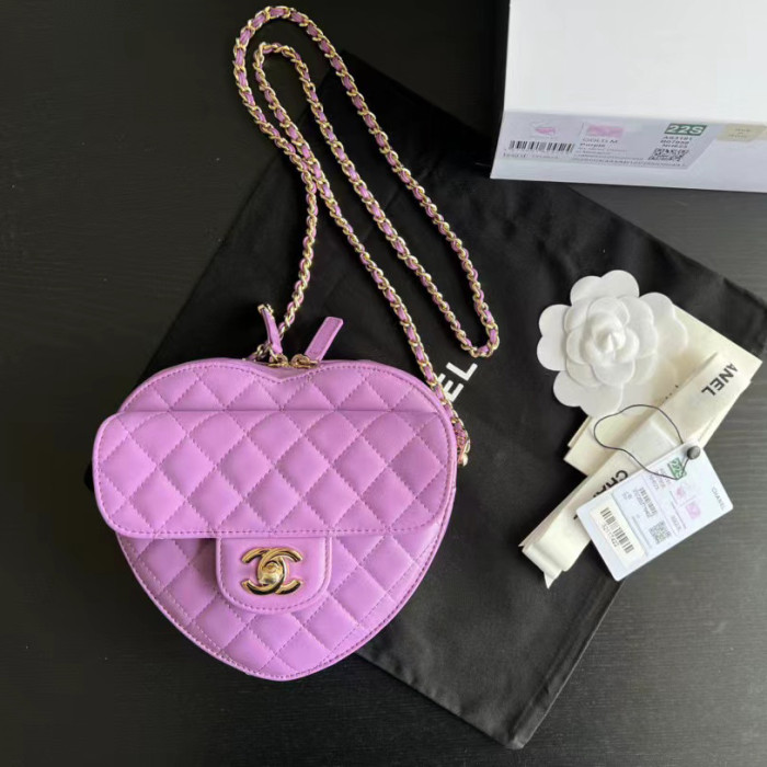 Chanel Leather Heart Bag #nigo53845