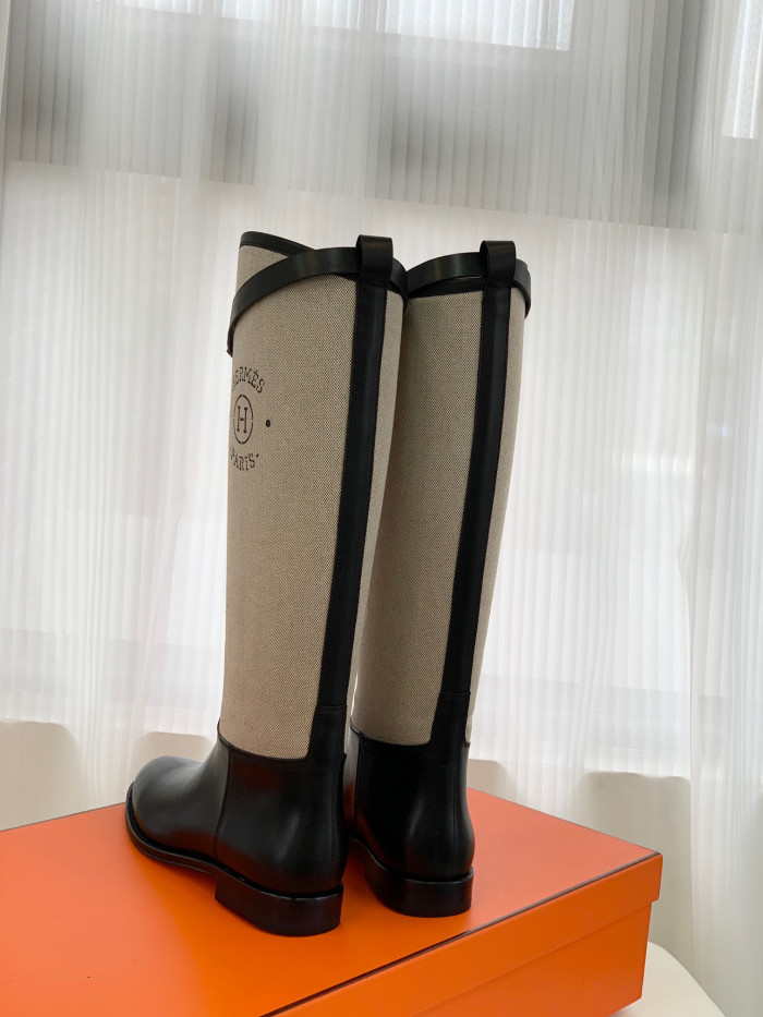 Hermes Leather High Boots #nigo21681