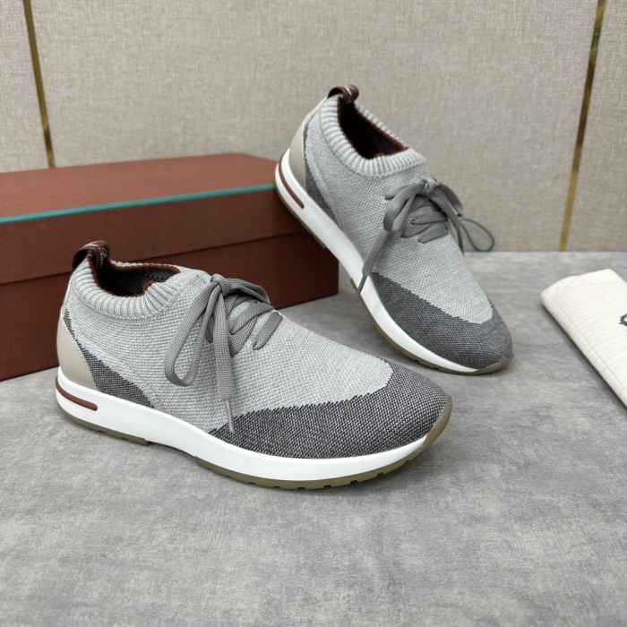 Loro Piana Knitted Upper Breathable Sports Loafers Shoes #nigo96237