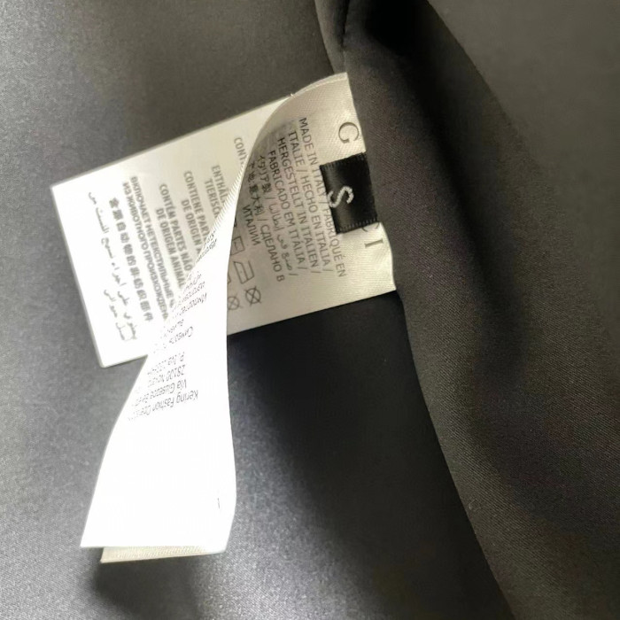 Gucci  Stereoscopic Logo Long Sleeve Classic Leather Jacket #nigo56386