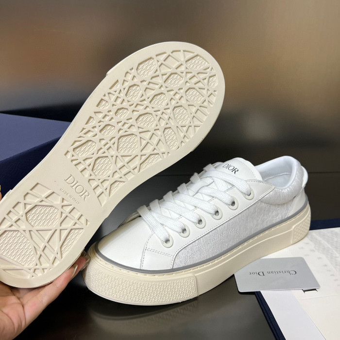 Dior Flat Bottom Printed Lace Up Canvas Casual Board Shoes #nigo21683