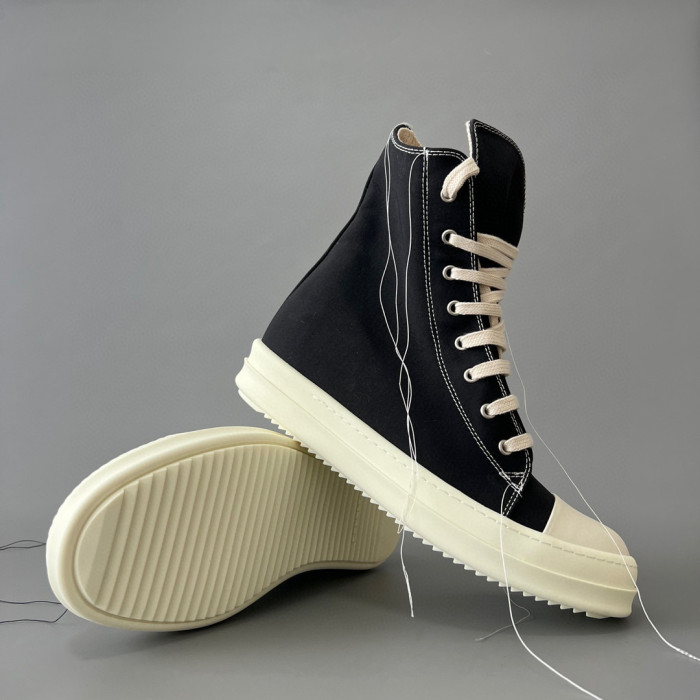 Rick Owens Pink High Top Canvas Shoes Ngvp #nigo6385