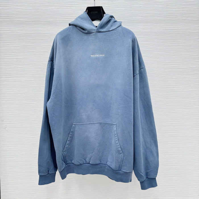 Balenciaga Washed Tie-Dye Hooded Sweatshirt Pullover #nigo96232
