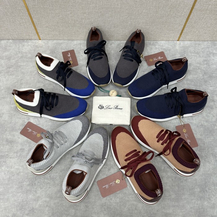 Loro Piana Knitted Upper Breathable Sports Loafers Shoes #nigo96237