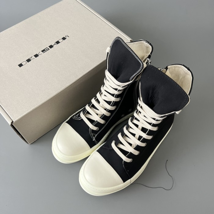 Rick Owens Pink High Top Canvas Shoes Ngvp #nigo6385