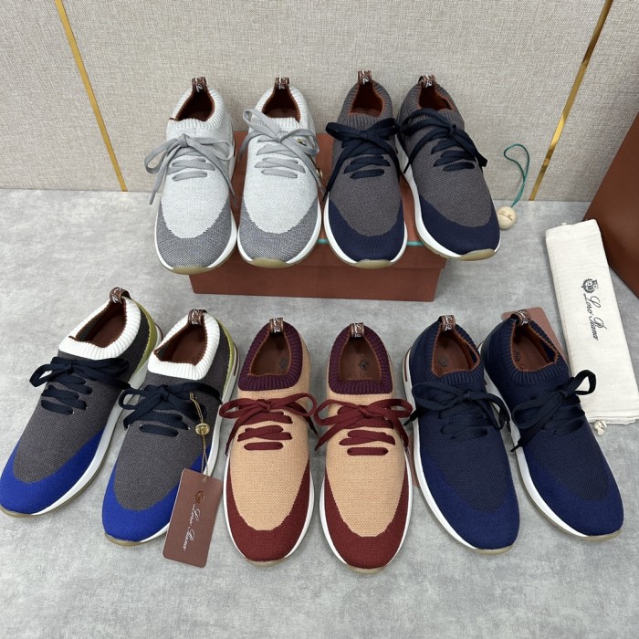 Loro Piana Knitted Upper Breathable Sports Loafers Shoes #nigo96237