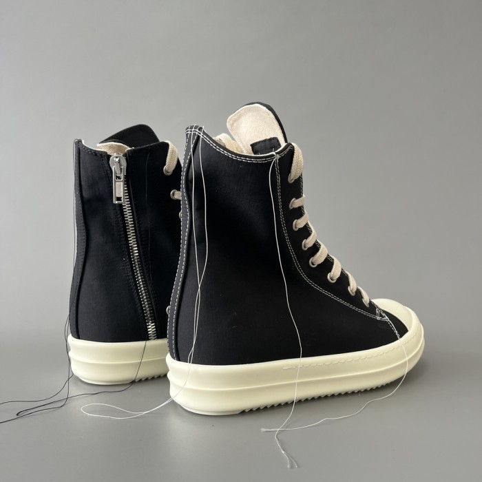 Rick Owens Pink High Top Canvas Shoes Ngvp #nigo6385