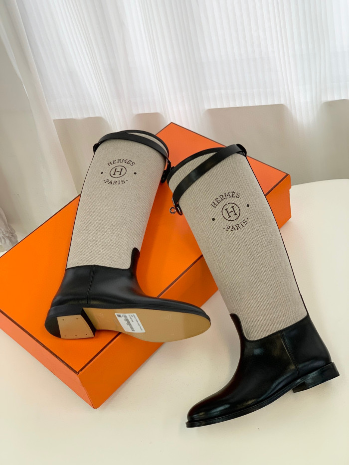 Hermes Leather High Boots #nigo21681