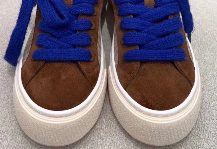 Dior Flat Bottom Printed Lace Up Canvas Casual Board Shoes #nigo21683