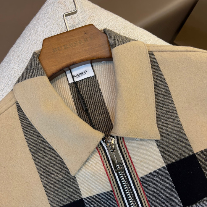Burberry Men's Check Zip Jacket #nigo96224