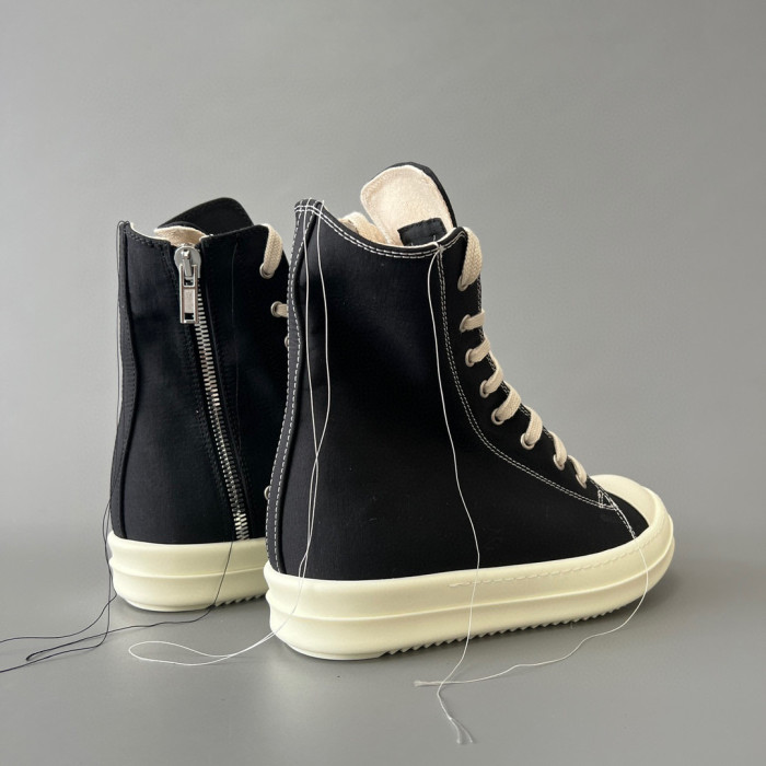 Rick Owens Pink High Top Canvas Shoes Ngvp #nigo6385
