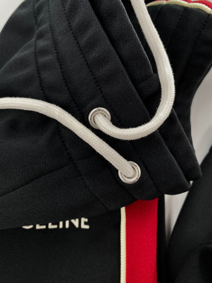 Celine Casual Zip-Up Track Jacket Trouser Set Suit #nigo96227