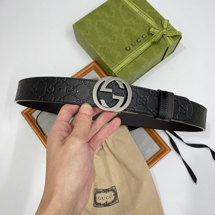 Gucci Logo Belt With Metal Buckle #nigo96233