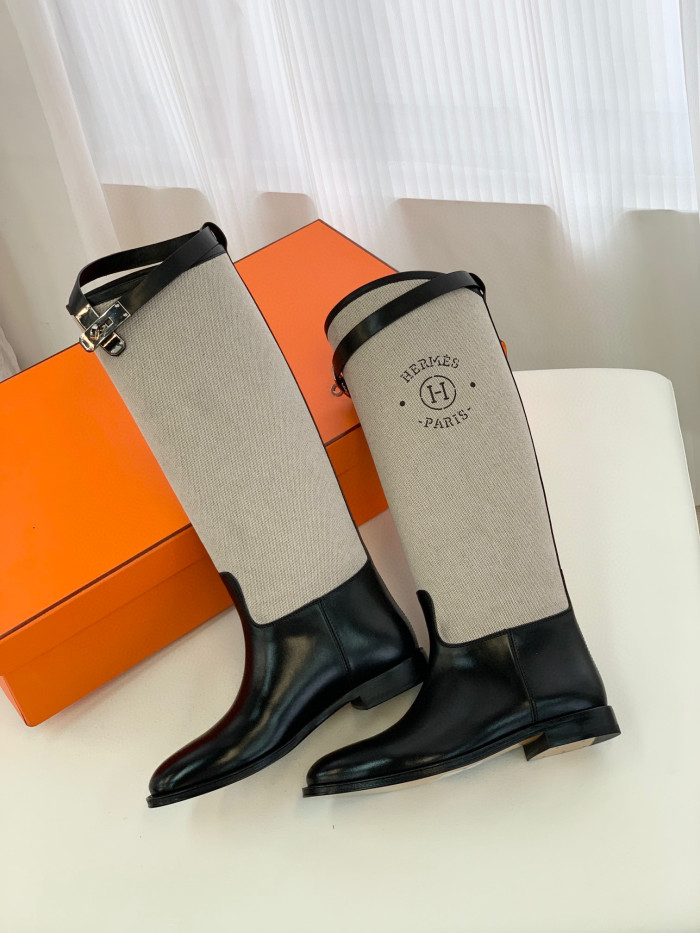 Hermes Leather High Boots #nigo21681