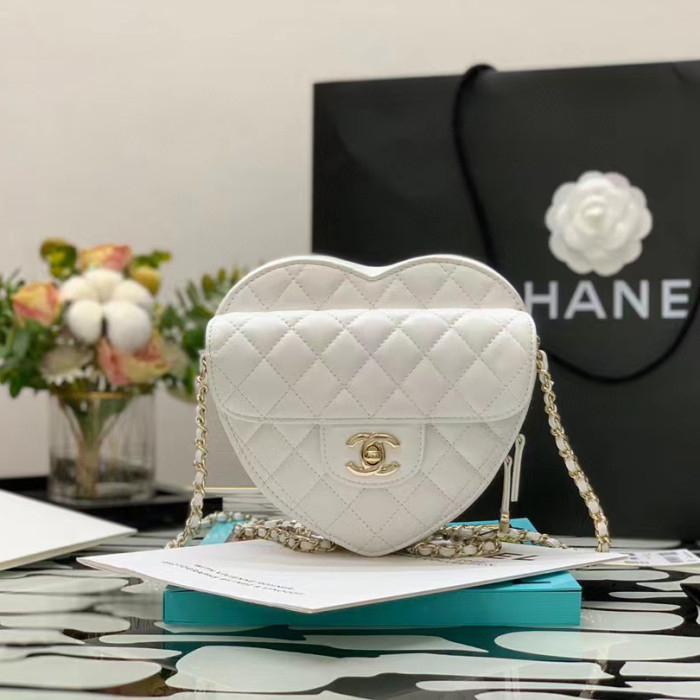 Chanel Leather Heart Bag #nigo53845
