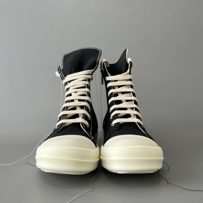 Rick Owens Pink High Top Canvas Shoes Ngvp #nigo6385