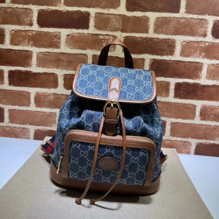 Gucci Neutral Leather Backpack Bag Bags #nigo54279