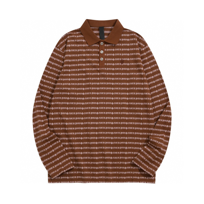 Chrome Hearts Men's Striped Sweater Pullover #nigo94771