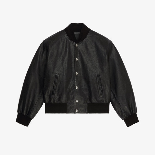 Givenchy Buttoned Leather Jacket #nigo4674