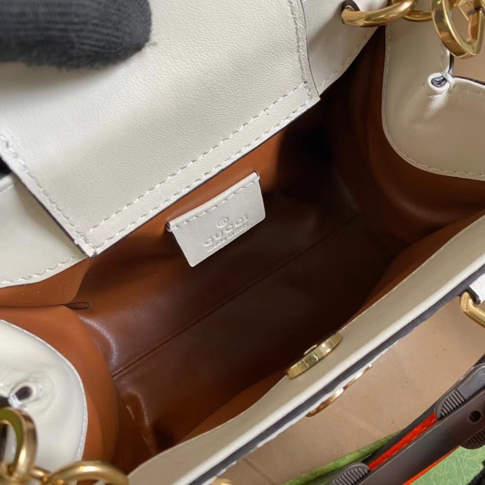 Gucci Slub Bamboo Ostrich Leather Tote Bag Bags #nigo53354