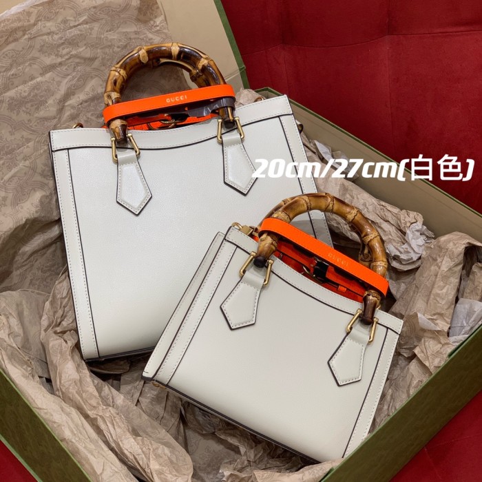 Gucci Slub Bamboo Ostrich Leather Tote Bag Bags #nigo53354