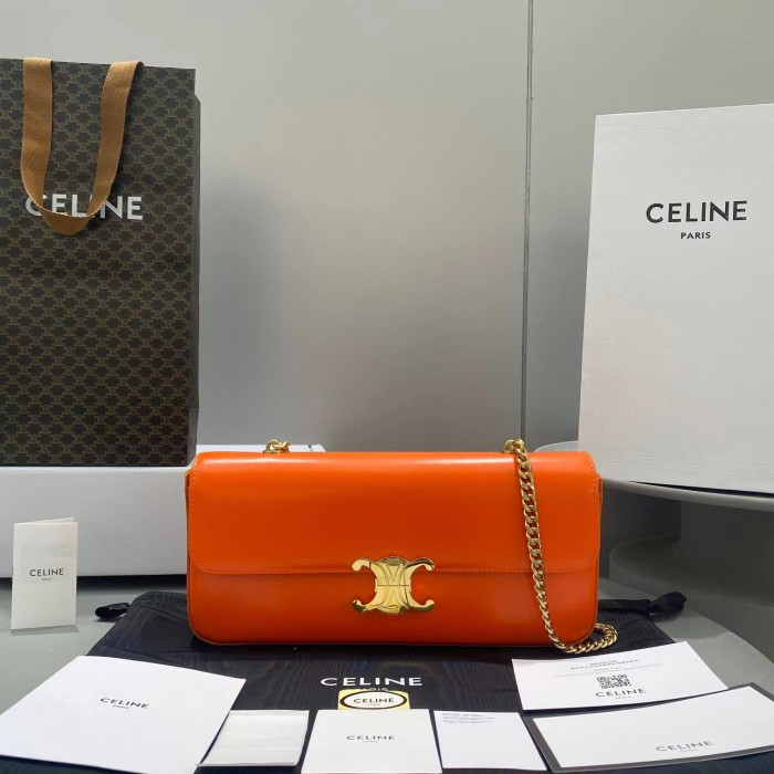 Celine Rectangular Outline Underarm Shoulder Bag Retro Art Bags #nigo51485