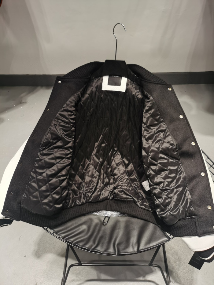 Givenchy Leather Bomber Jacket #nigo38836