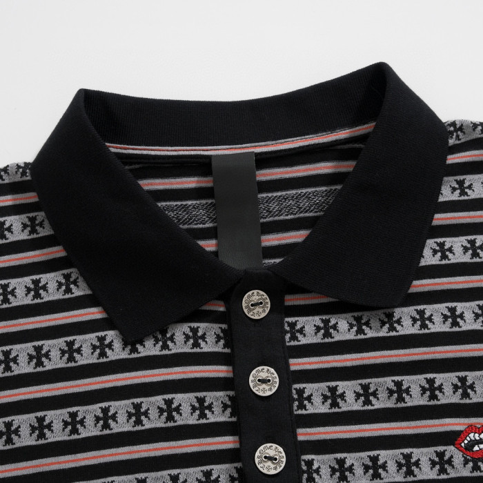 Chrome Hearts Men's Striped Sweater Pullover #nigo94771
