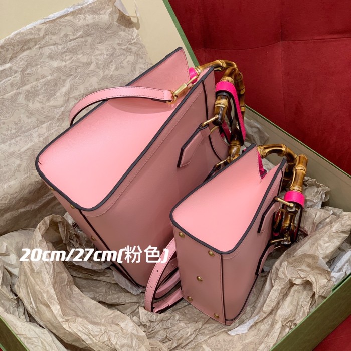 Gucci Slub Bamboo Ostrich Leather Tote Bag Bags #nigo53354