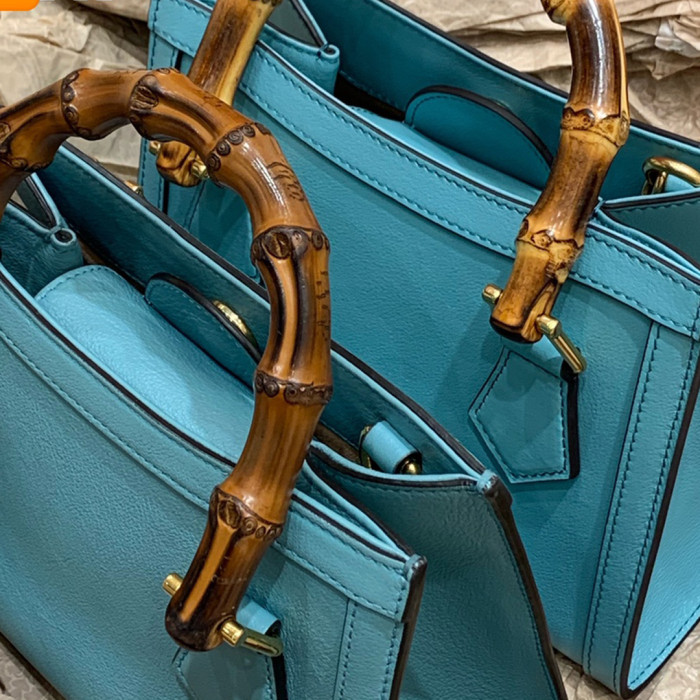 Gucci Slub Bamboo Ostrich Leather Tote Bag Bags #nigo53354