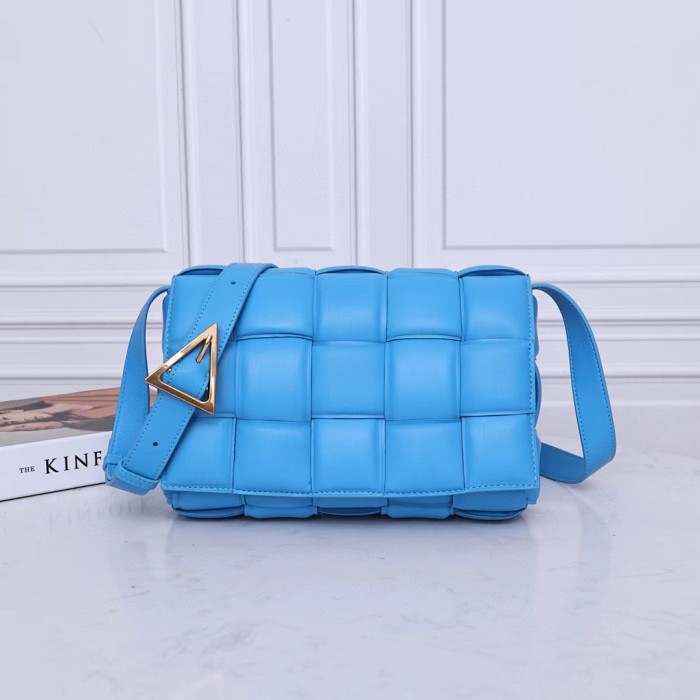 Bottega Veneta Mens Womens Leather Shoulder Bags Braided Square Bread Bag #nigo51564