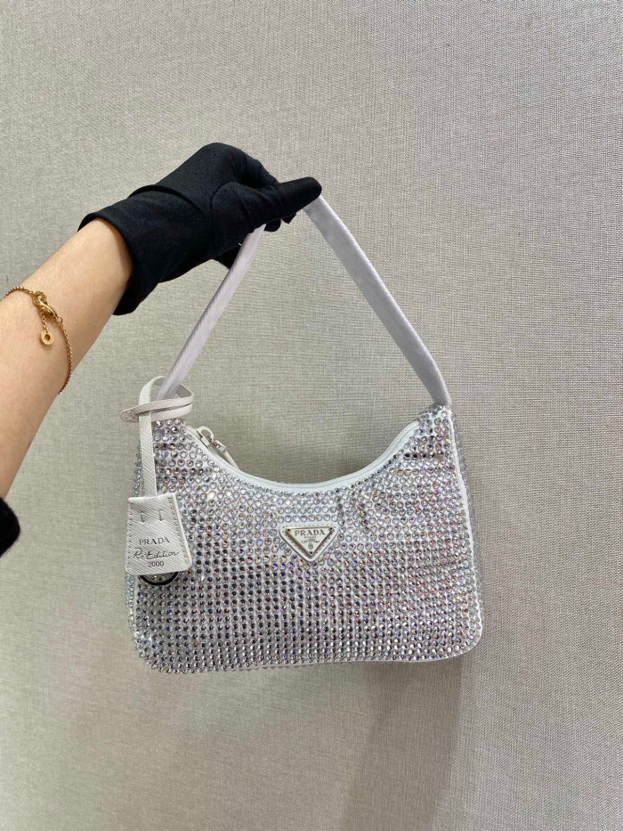 Prada Water Full Drill Hand-Held Armpit Bag Bags #nigo56183