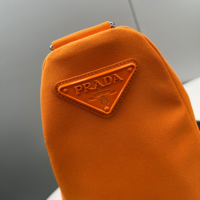 Prada Canvas Triangle Chest Bag Shoulder Bags #nigo53713
