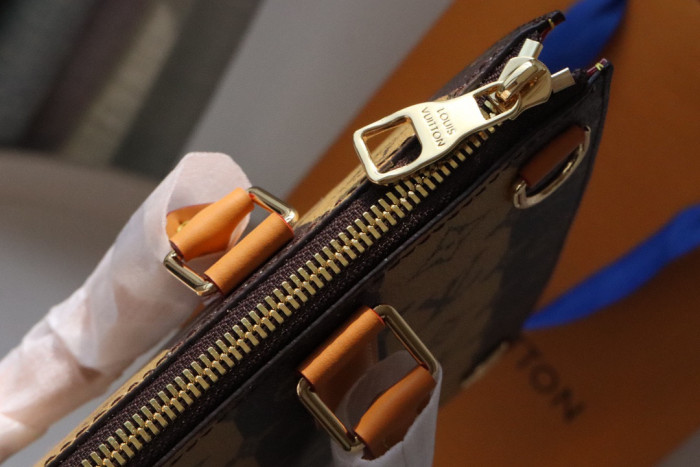 Louis Vuitton Leather Square Tote Bag Bags #nigo53149
