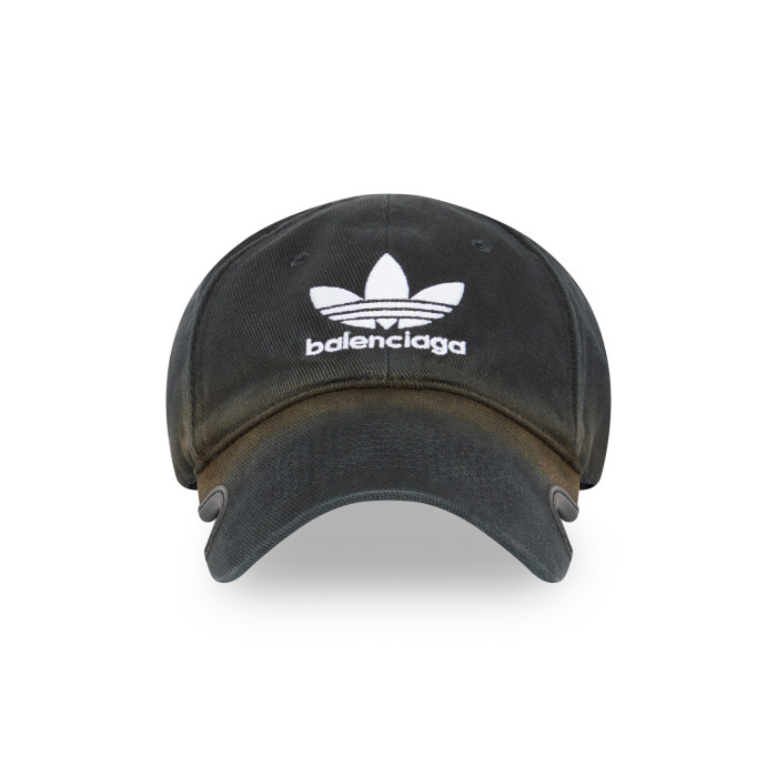 Balenciaga Adidas Cap In Blue Washed Embroidered Label Duck Hat #nigo96243
