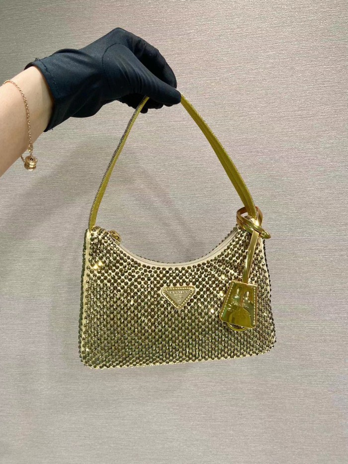 Prada Water Full Drill Hand-Held Armpit Bag Bags #nigo56183