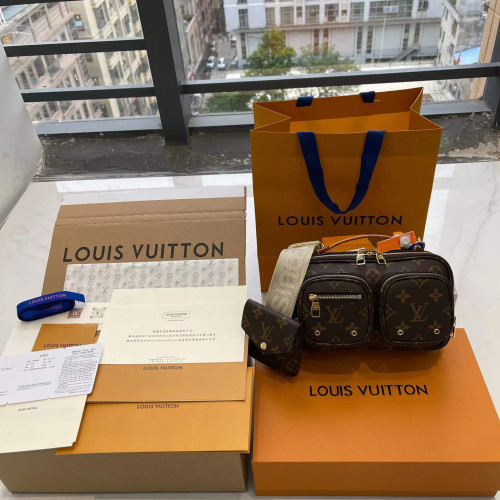 Louis Vuitton Multi-Bag Full Printed Old Flower Chest Leather Bags #nigo53177