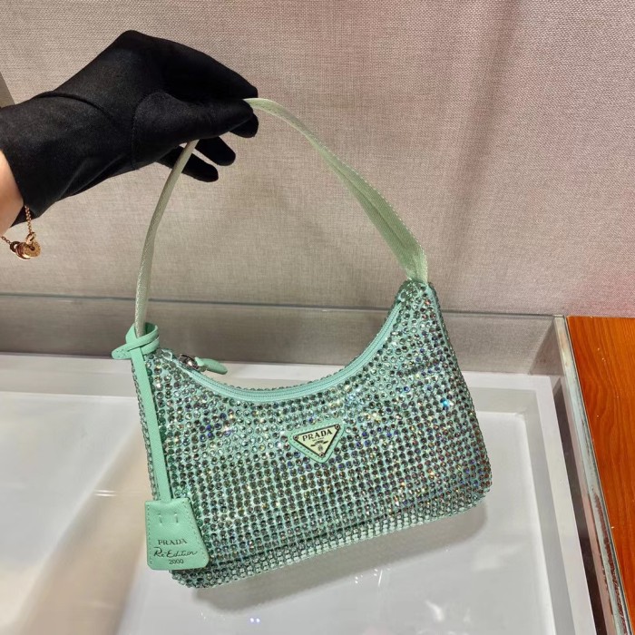 Prada Water Full Drill Hand-Held Armpit Bag Bags #nigo56183