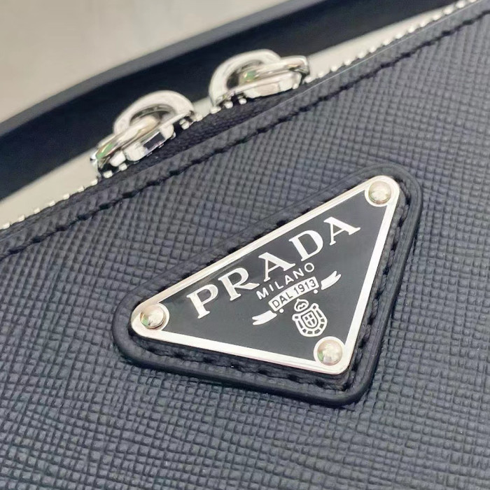 Prada Box Suitcase Leather Shoulder Bag #nigo53741