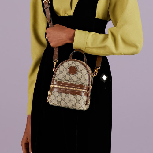 Gucci Multi-Function With Interlocking Women's Canvas Crossbody School Bag #nigo96257