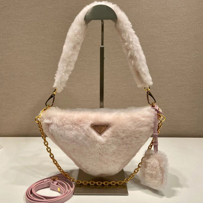 Prada Plush Shoulder Handbag Bags #nigo56459