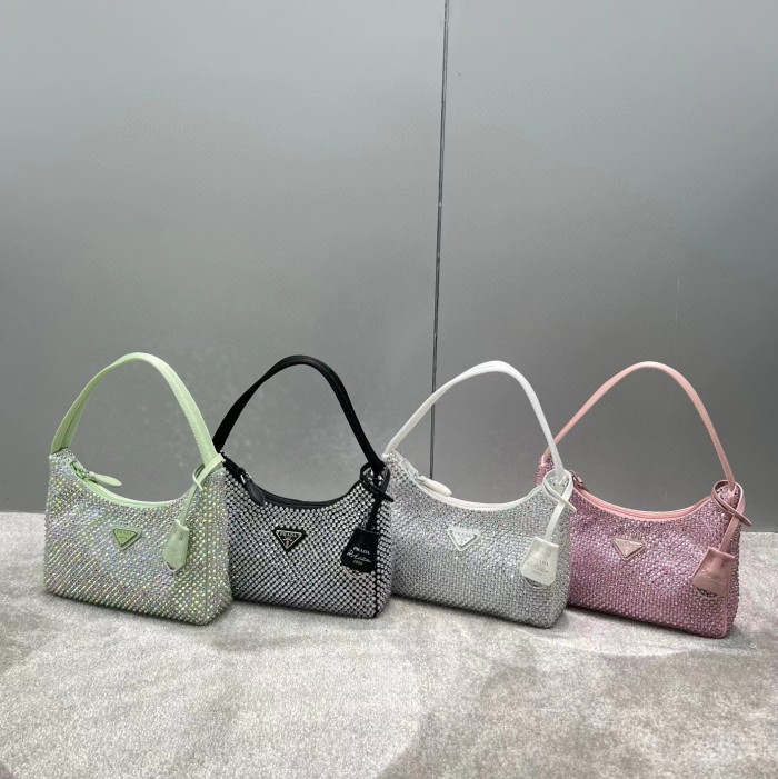Prada Water Full Drill Hand-Held Armpit Bag Bags #nigo56183