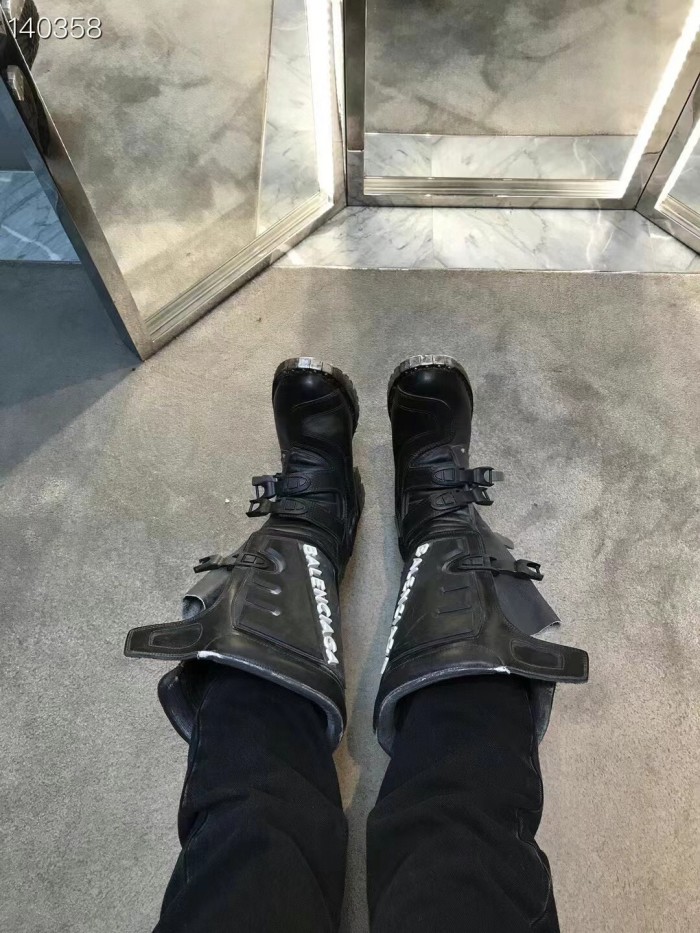 Balenciaga Thickened Leather High Boots Shoes #nigo21691