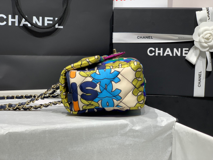 chanel Multicolored Print Fabric Shoulder Bag bags #nigo53484
