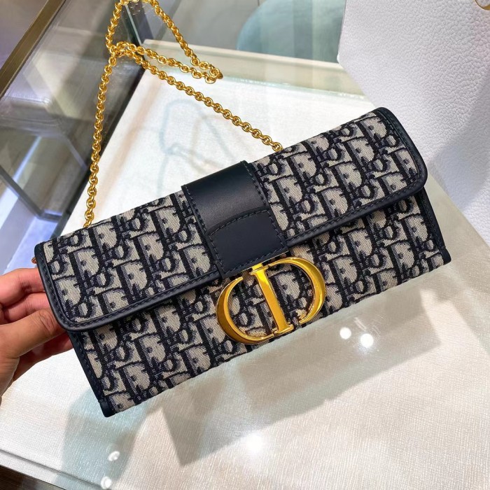 Dior NIGO Leather Chain Carrying Shoulder Bag #nigo56586