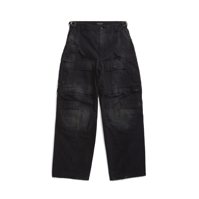 Balenciaga Men's Large Cargo Pants In Light Grey Ngvp #nigo6428